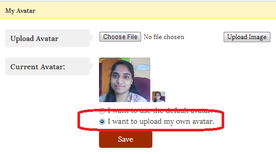 How to upload an avatar correctly at Dosplash - step 2