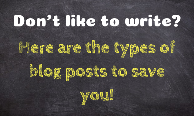 Types of blog posts