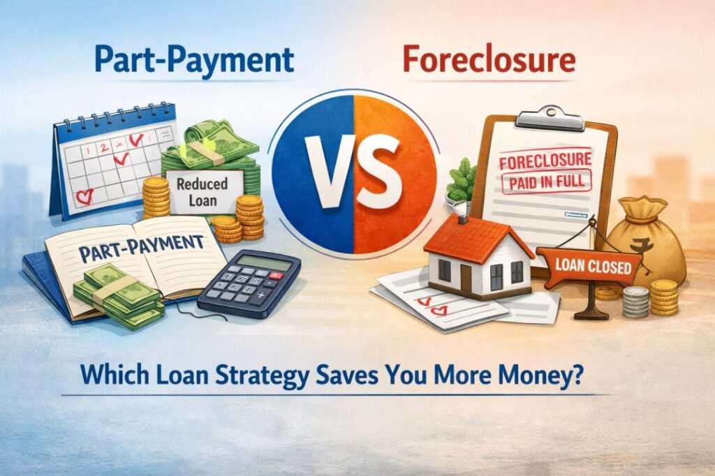 Part-Payment vs Foreclosure