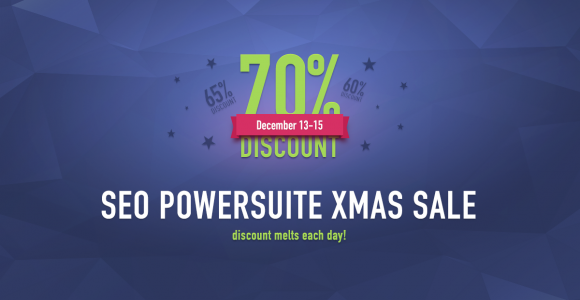 SEO PowerSuite Discount 2016 Xmas Sale – 70% OFF