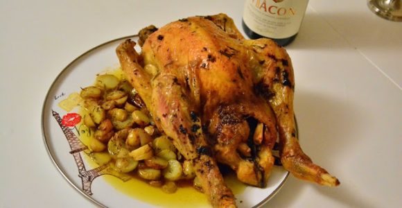 14 Tips for a perfect succulent juicy roasted chicken which I learned in France.