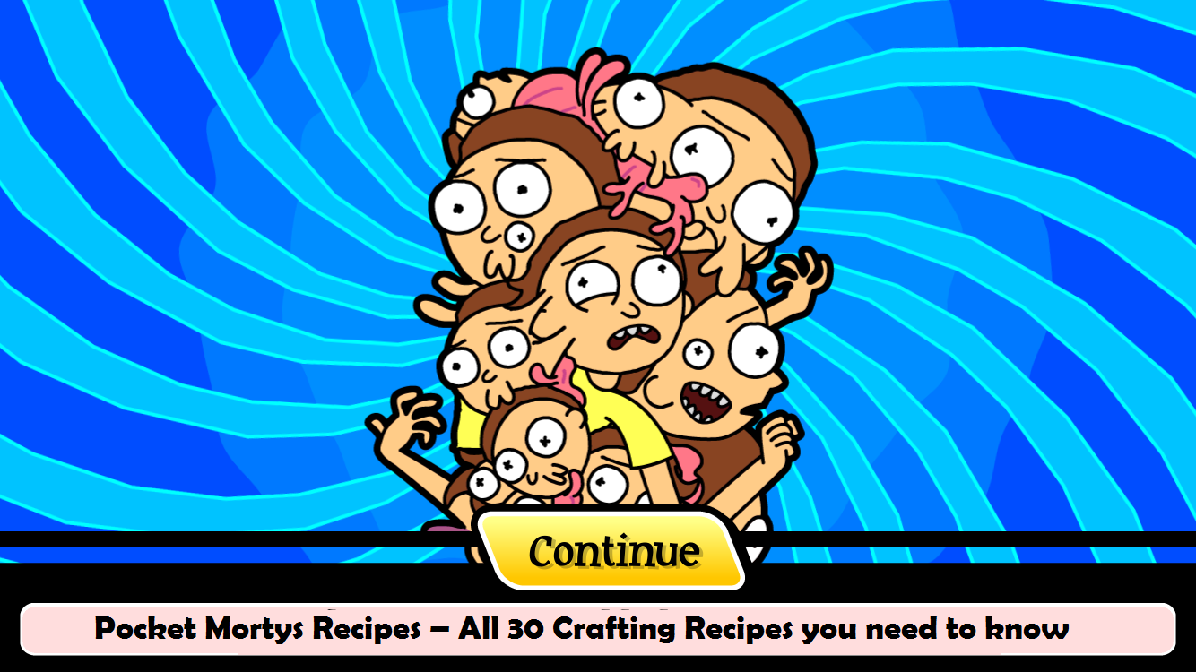 pocket mortys recipes dosplash