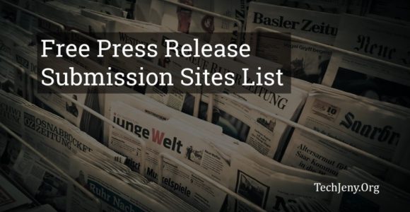 Free Press Release Submission Sites List