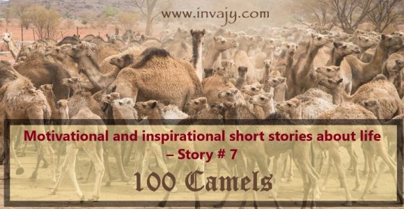 Motivational and inspirational short stories about life – 100 Camels (Story # 7) | Invajy