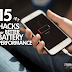 15 Hacks For Better Smartphone Battery Performance | Infographic