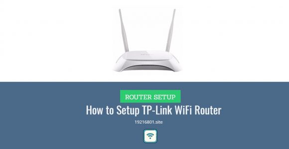 TP-Link Router Setup – 19216801