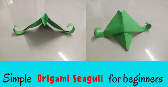Simple Origami Seagull for beginners / Step by step