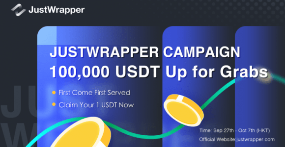 Justwrapper Tutorial, and how to get Justwrapper 100,000 USDT Free