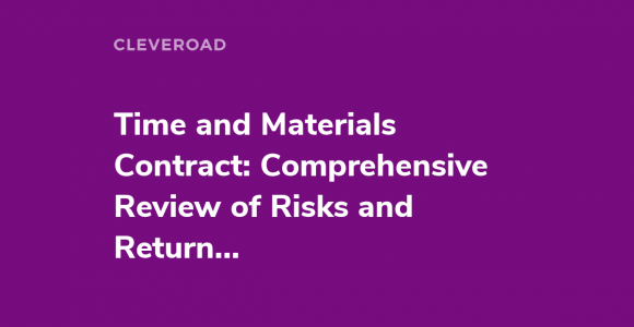 What is a time and materials contract