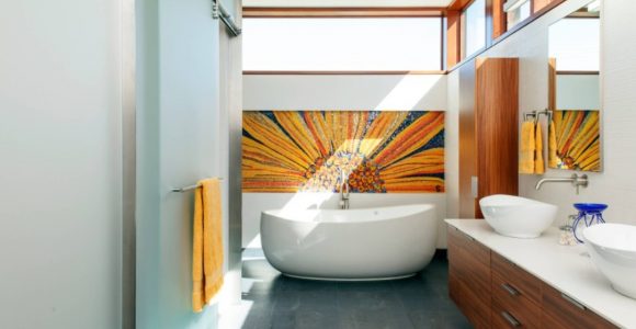 How Do I Select a Mosaic Backsplash for Our Bathroom?
