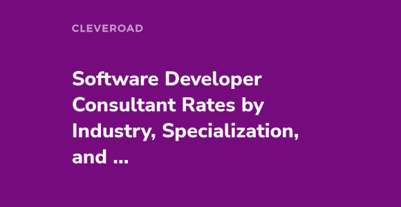 Software Consultant Rate