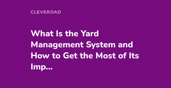 Yard Management Software