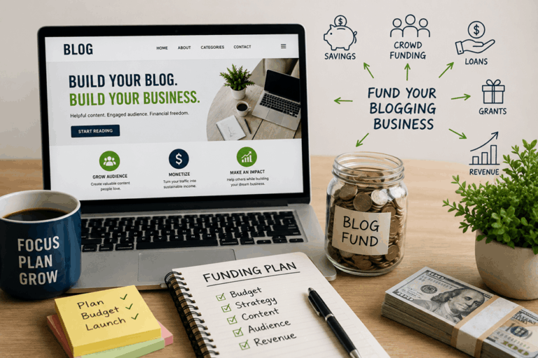 How to fund blogging business