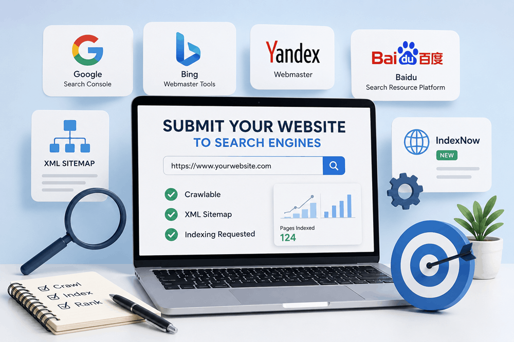 How to submit your website to search engines