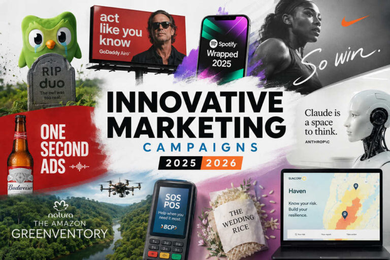 Innovative marketing campaigns 2025 and 2026 examples