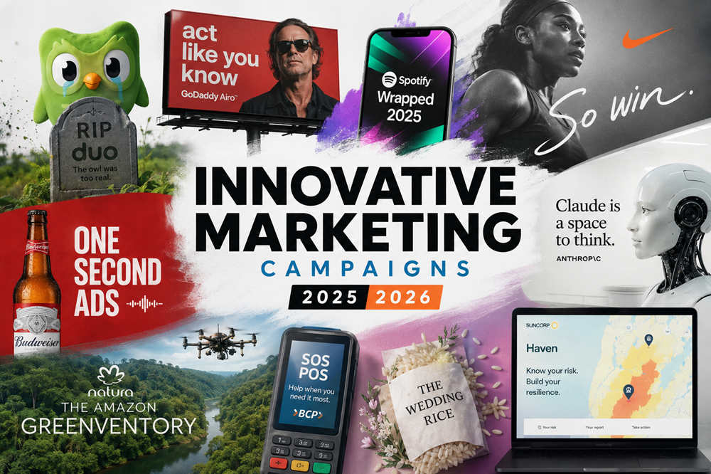 Innovative marketing campaigns 2025 and 2026 examples